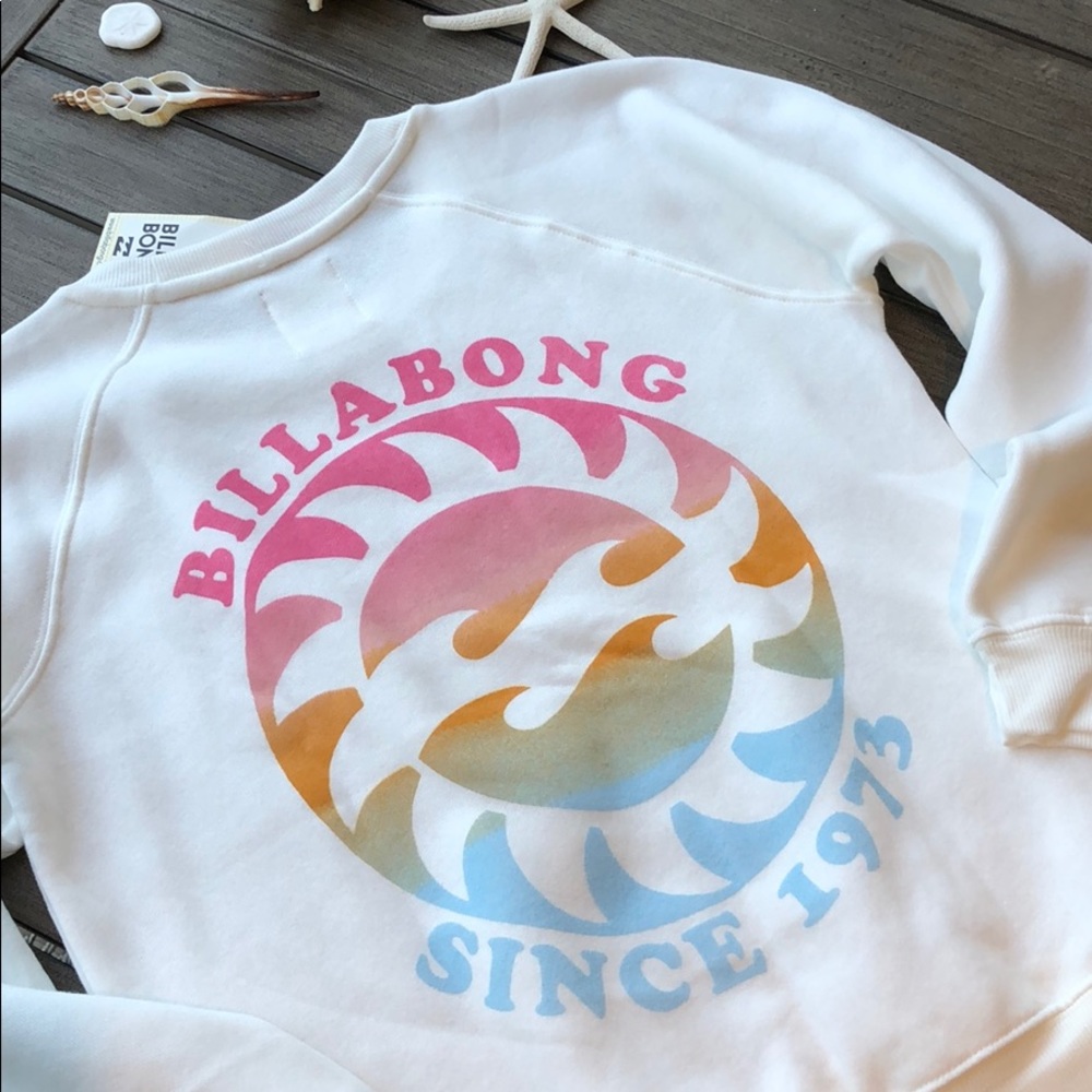 🌴🌼BILLABONG- IN THE SEA CREW SWEASHIRT🌼🌴 - Picture 3 of 11